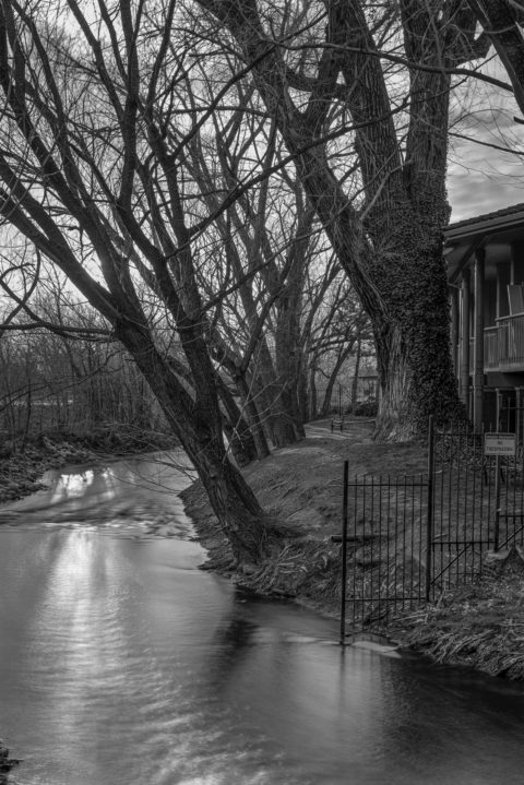 No Trespassing, Big Cottonwood Creek, Murray, UT, 2008 © Tillman Crane