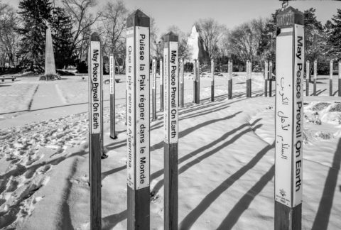 May Peace Prevail, International Peace Gardens, Salt Lake City, UT, 2007 © Tillman Crane