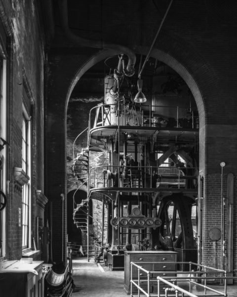Leavitt Engine, Chestnut Hill Pumping Stations, MWRA, Boston, MA, 1992 © Tillman Crane